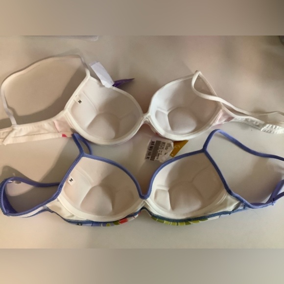 Recco Size Medium Brazilian Underwire/Push Up Bikini Tops Bundle of 2. New - Picture 2 of 2